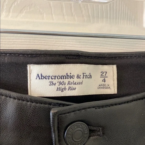 Abercrombie & Fitch Black Flare Wide Leg Jeans - Picture 3 of 3